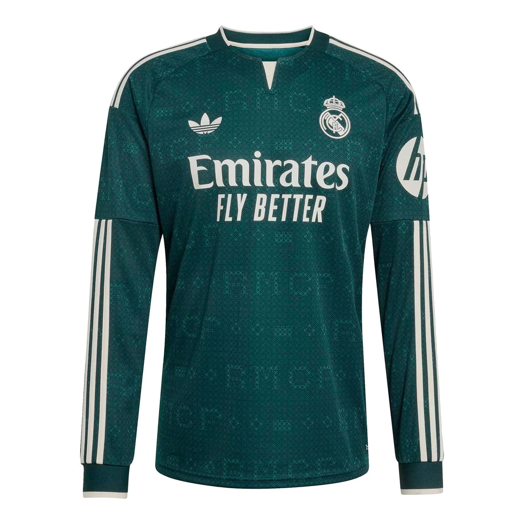 Cristiano Ronaldo Real Madrid 2026/27 Away Long Sleeve Jersey - Green