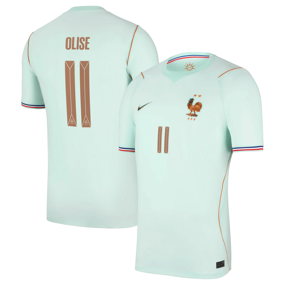 Michael Olise France National Team 2026 Away Stadium Jersey - Green