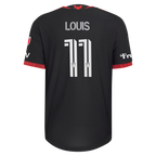 Louis Munteanu D.C. United 2026 Black-and-Red Kit On-Field Patch Jersey - Black
