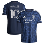 Maximiliano Moralez New York City FC 2026 The All Nations Kit On-Field Patch Jersey - Blue