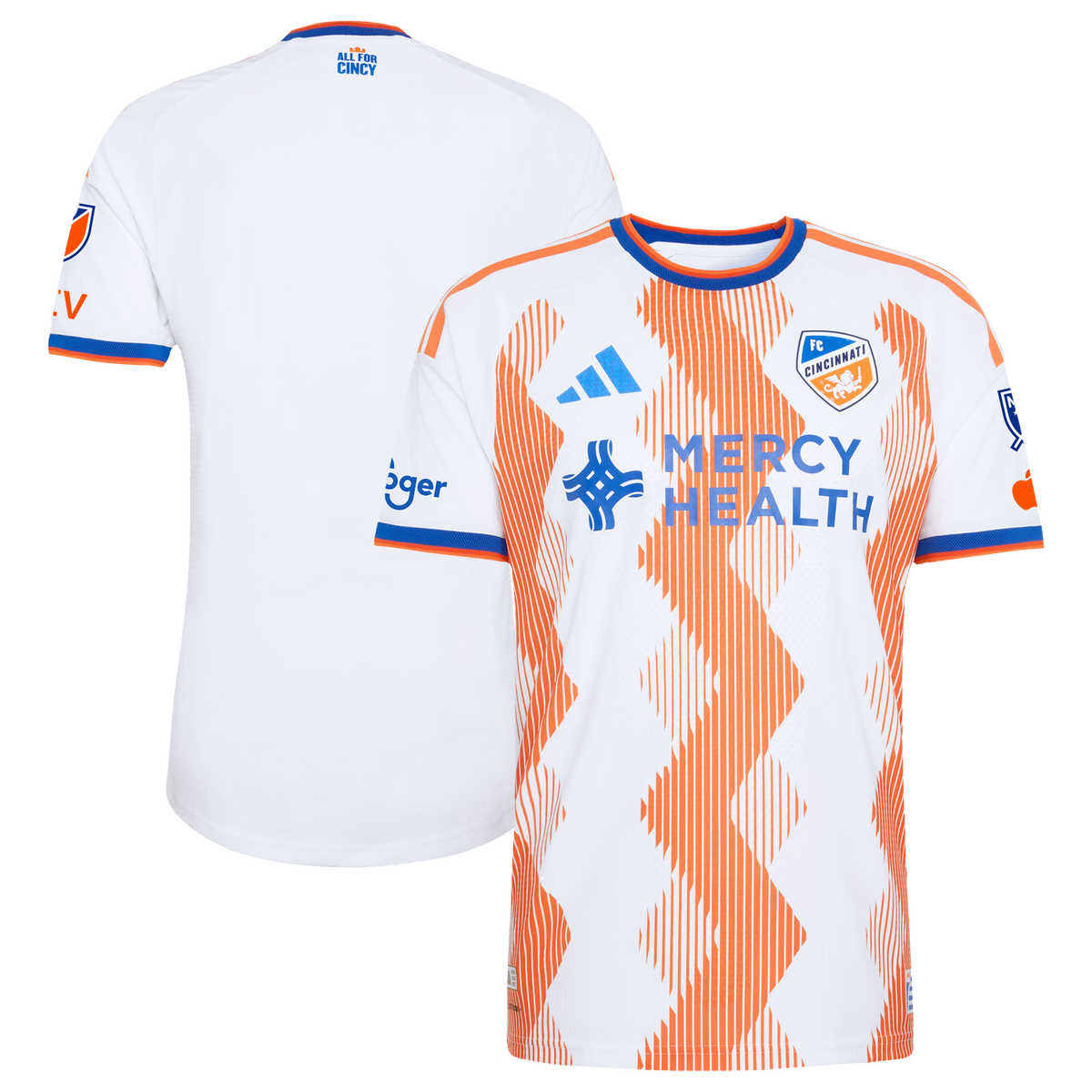 FC Cincinnati 2026 The Seven Hills Kit On-Field Patch Jersey - White