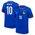 Kylian Mbappe France National Team  2024 Home Jersey - Blue