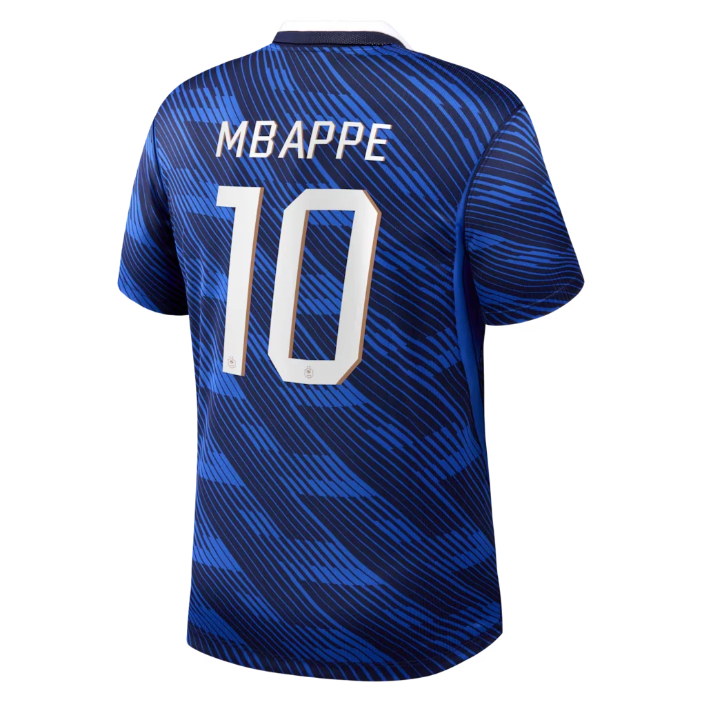 Kylian Mbappé France National Team 2026 Home Stadium  Jersey - Blue