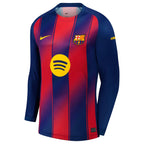 Raphinha Barcelona 2025/26 Home Long Sleeve Jersey - Navy