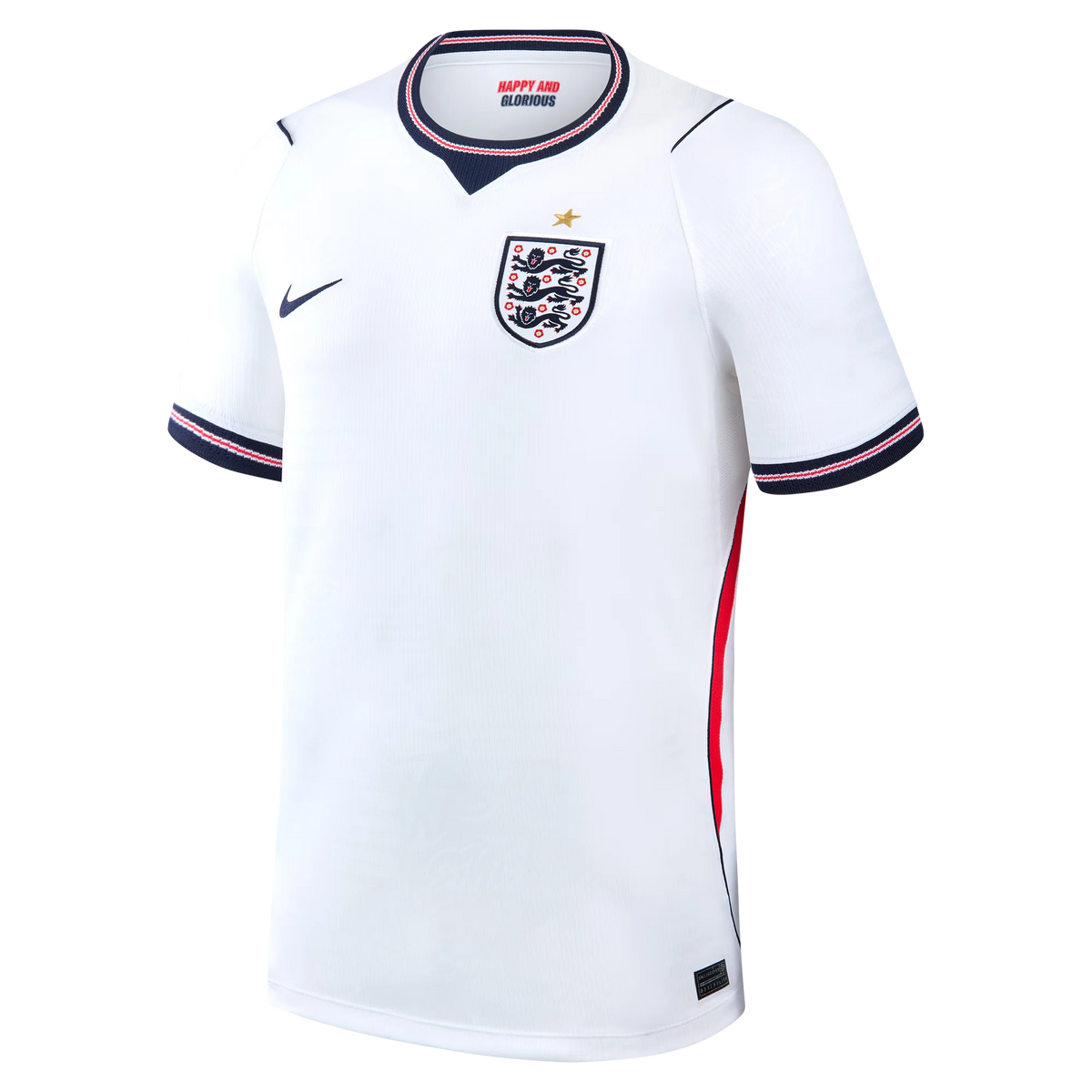 England National Team 2026 Home Stadium Jersey - White/Obsidian