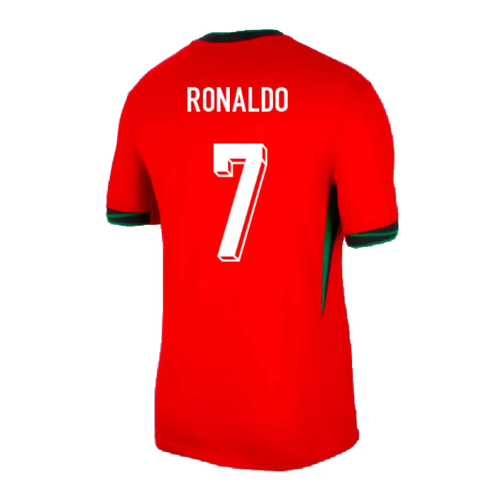 Ronaldo Portugal Home 2024-2025  Jersey - Red