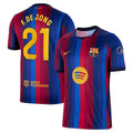 Frenkie De Jong Barcelona 2026/27 Home Stadium Jersey Red