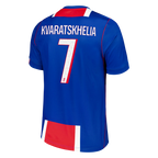 Khvicha Kvaratskhelia Paris Saint-Germaim 2026/27 Home Stadium Jersey - Blue