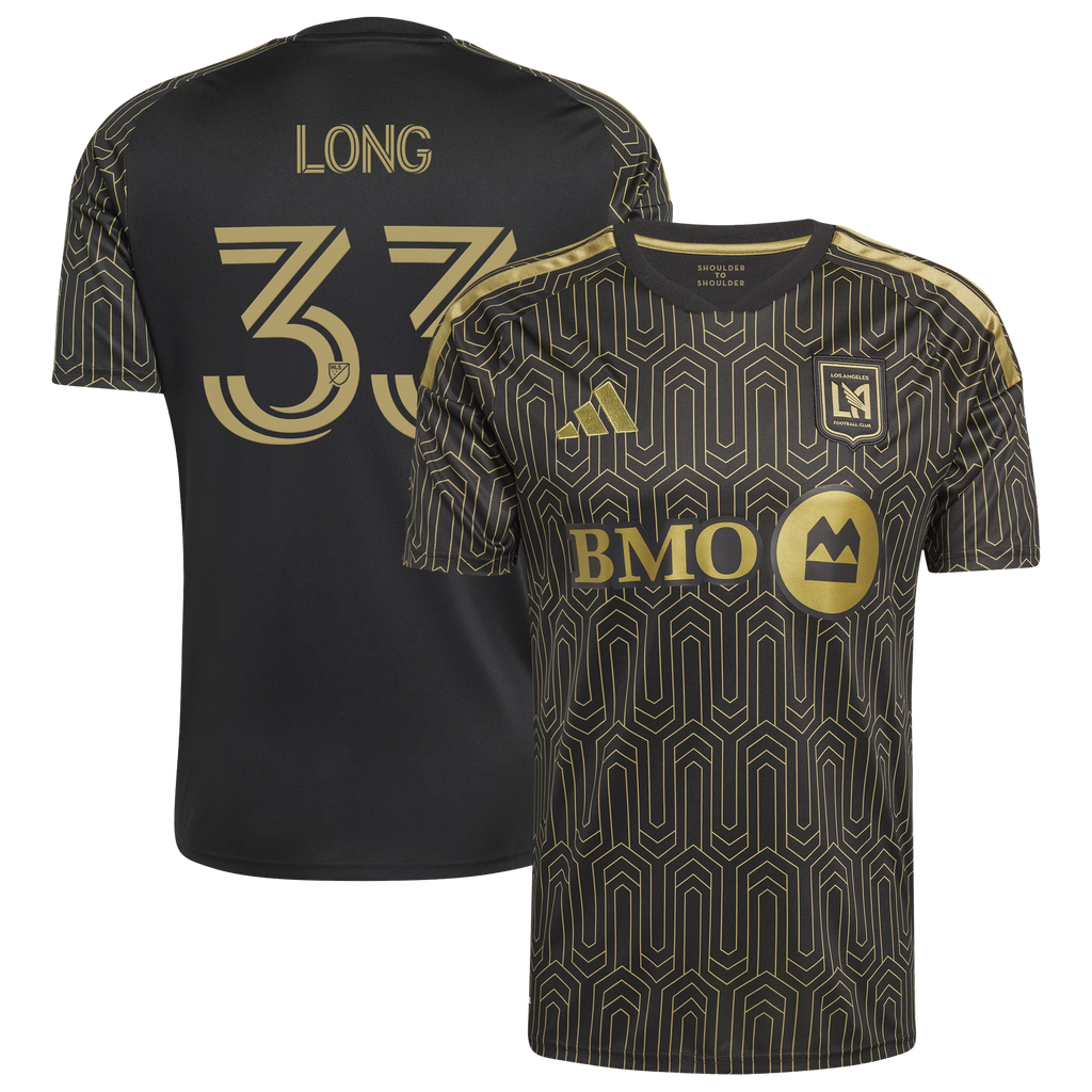Aaron Long LAFC 2026 Primary Kit Jersey - Black