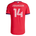Herman Johansson FC Dallas 2026 DNA Kit On-Field Patch Jersey - Red