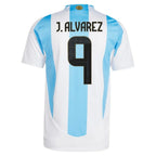 Julián Álvarez Argentina National Team 2024 Home Jersey - White
