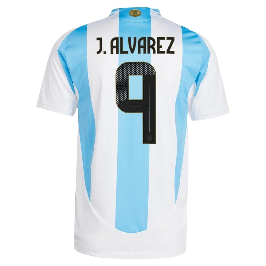 Julián Álvarez Argentina National Team 2024 Home Jersey - White