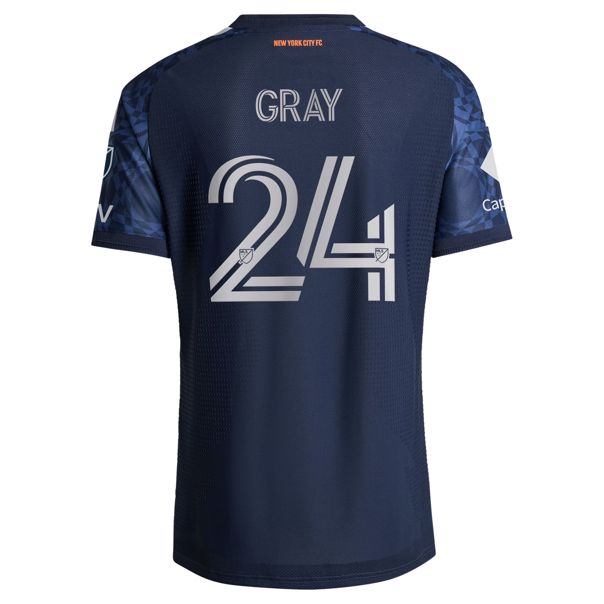 Tayvon Gray New York City FC 2026 The All Nations Kit On-Field Patch Jersey - Blue