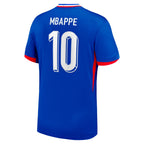 Kylian Mbappe France National Team  2024 Home Jersey - Blue