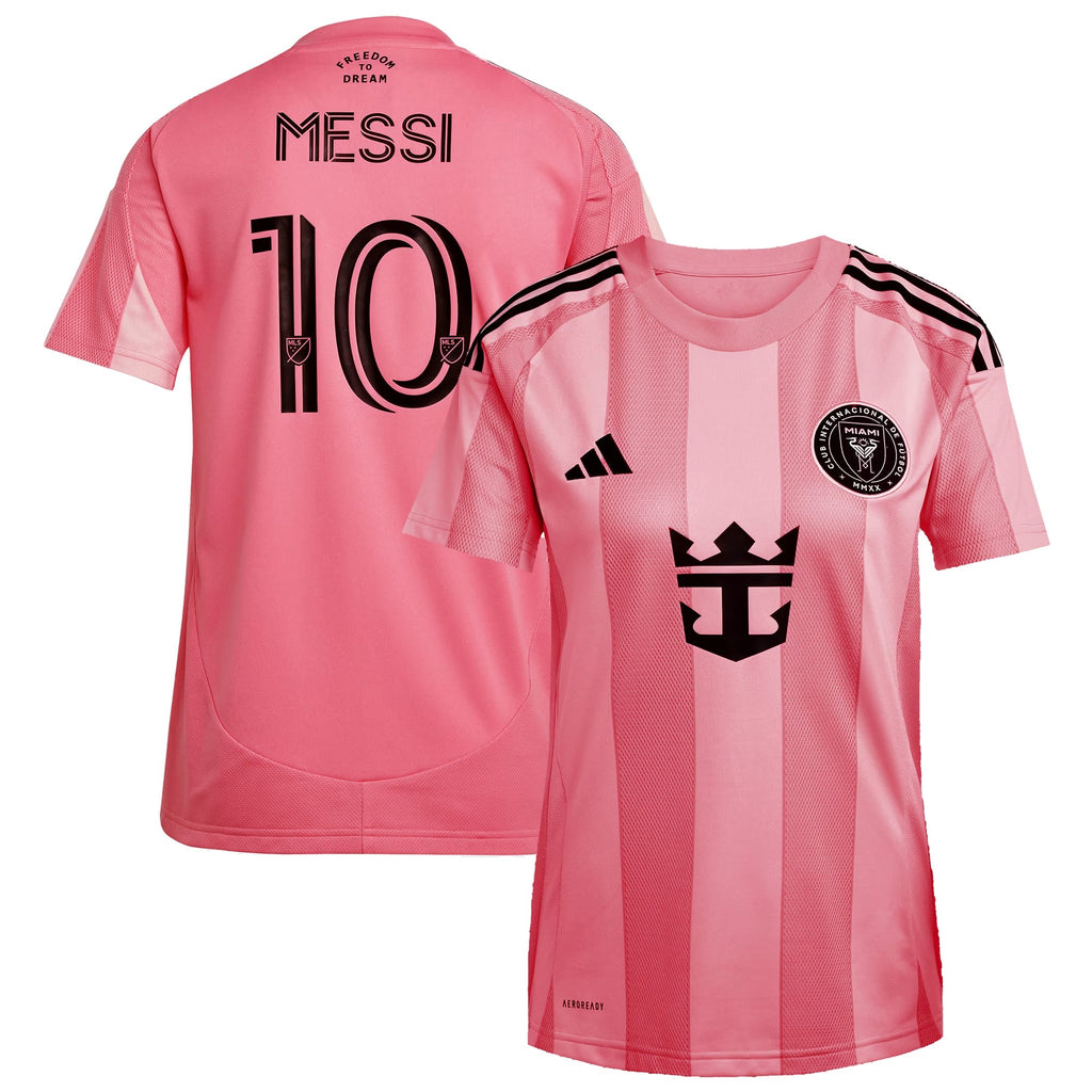Messi Inter Miami CF Women's 2025 Euforia Player Jersey - Light Pink