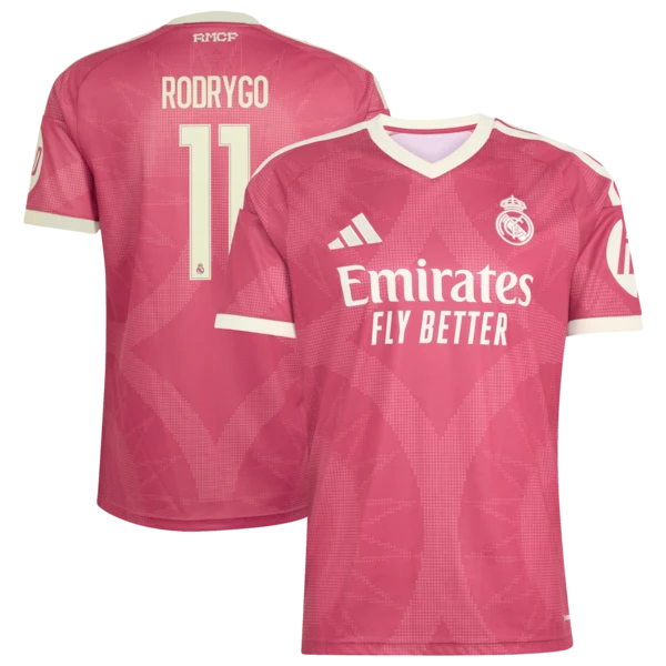 Rodrygo Real Madrid 2026/27 Third Jersey - Pink