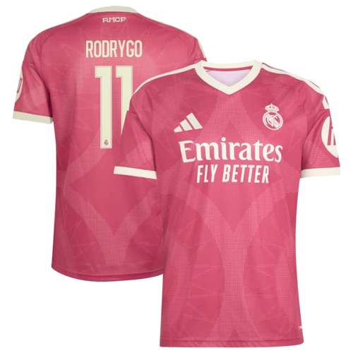 Rodrygo Real Madrid 2026/27 Third Jersey - Pink