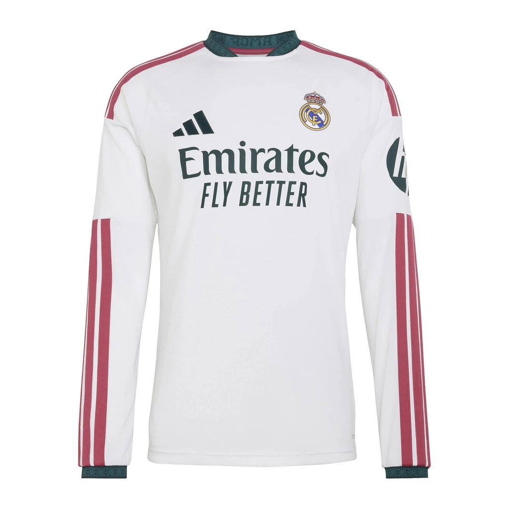 Jude Bellingham Real Madrid 2026/27 Home Long Sleeve Jersey - White