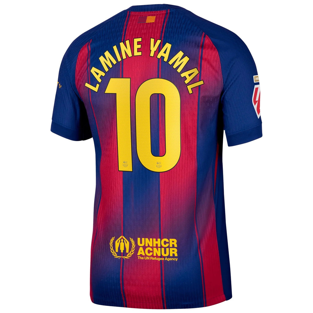 Lamine Yamal Barcelona 2025/26 Home Player Jersey - Blue