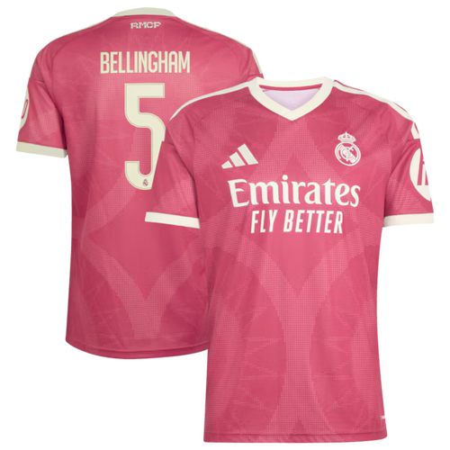 Jude Bellingham Real Madrid 2026/27 Third Jersey - Pink