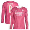 Federico Valverde Real Madrid 2026/27 Third Long Sleeve Jersey - Pink