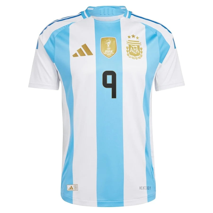Julián Álvarez Argentina National Team 2024 Home Jersey - White