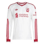 Florian Wirtz Liverpool 2026/27 Away Long Sleeve Jersey - White
