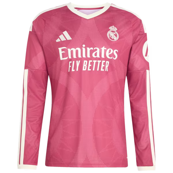 Federico Valverde Real Madrid 2026/27 Third Long Sleeve Jersey - Pink