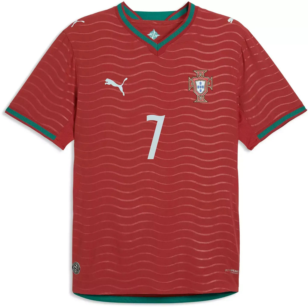 Portugal National Team 2026 Home Player Edition Jersey – Cristiano Ronaldo – Red/Gold/Green