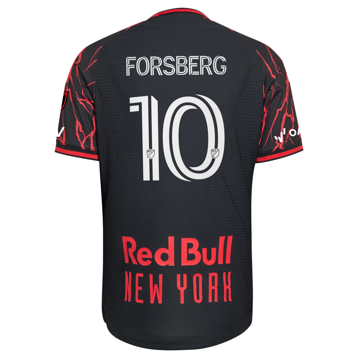 Emil Forsberg New York Red Bulls 2026 The Rooted Kit On-Field Patch Jersey - Black