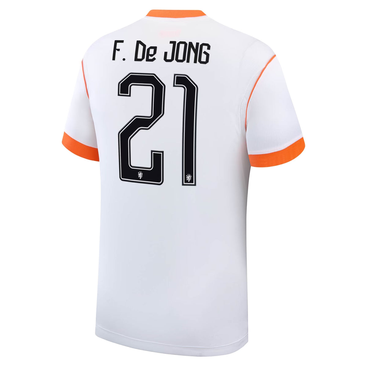 Frenkie de Jong Netherlands National Team 2026 Away Stadium Jersey - White