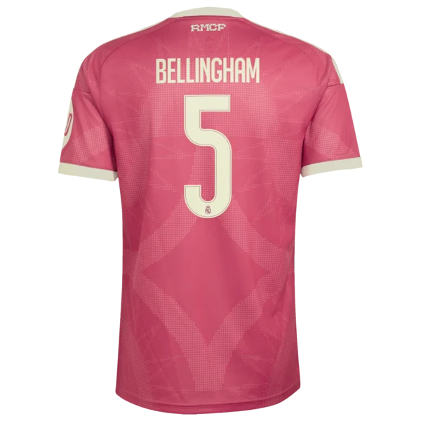 Jude Bellingham Real Madrid 2026/27 Third Jersey - Pink