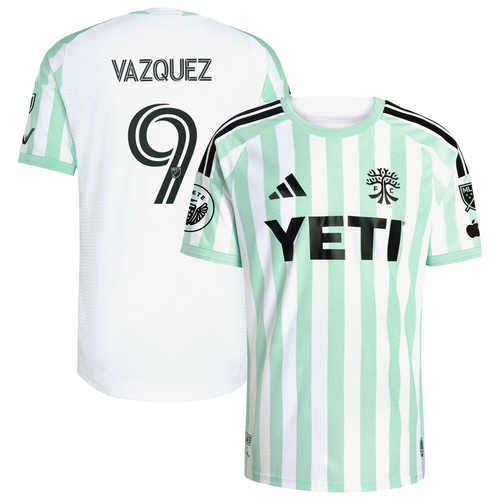 Brandon Vazquez Austin FC 2026 The Rooted Kit On-Field Patch Jersey - White