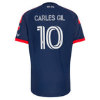 Carles Gil New England Revolution 2026 Independence Day On-Field Patch Jersey - Blue