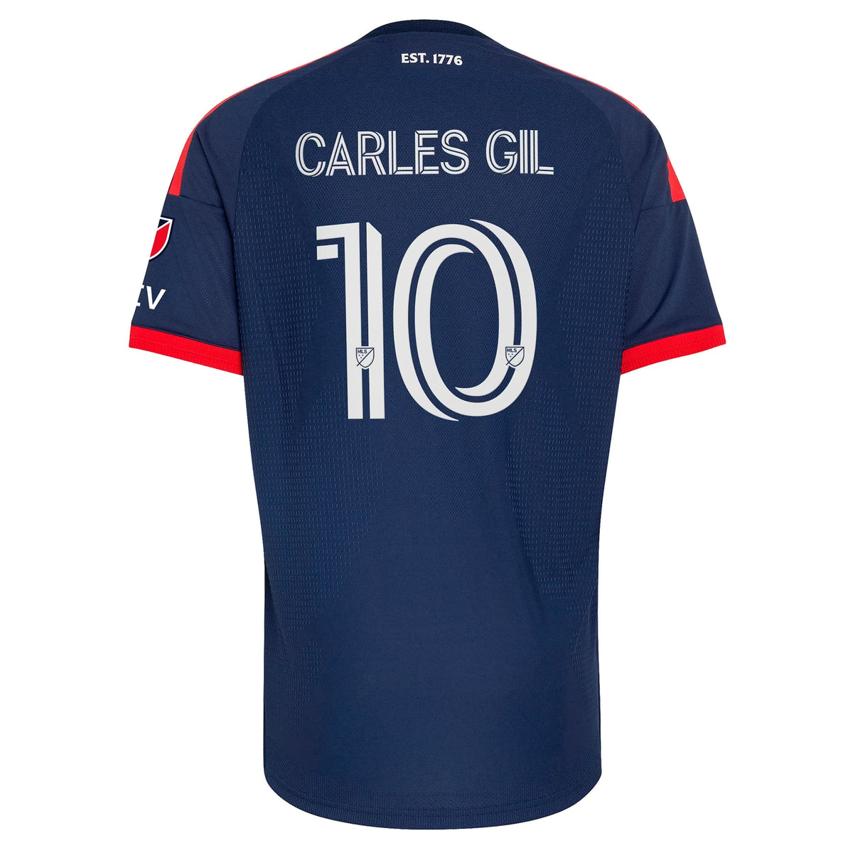 Carles Gil New England Revolution 2026 Independence Day On-Field Patch Jersey - Blue