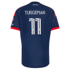 Dor Turgeman New England Revolution 2026 Independence Day On-Field Patch Jersey - Blue