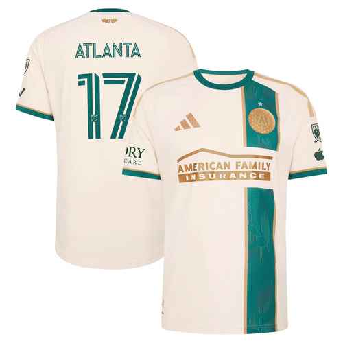 Atlanta United FC  2026 Spirit of '96 On-Field  Patch Jersey - Tan