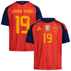 Lamine Yamal Spain National Team Youth 2026 FIFA World Cup Champions Jersey - Red