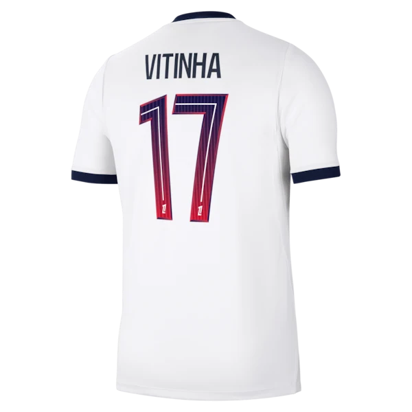 Vitinha Paris Saint-Germain 2026/27 Away Stadium  Jersey White