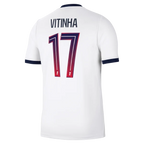 Vitinha Paris Saint-Germain 2026/27 Away Stadium  Jersey White