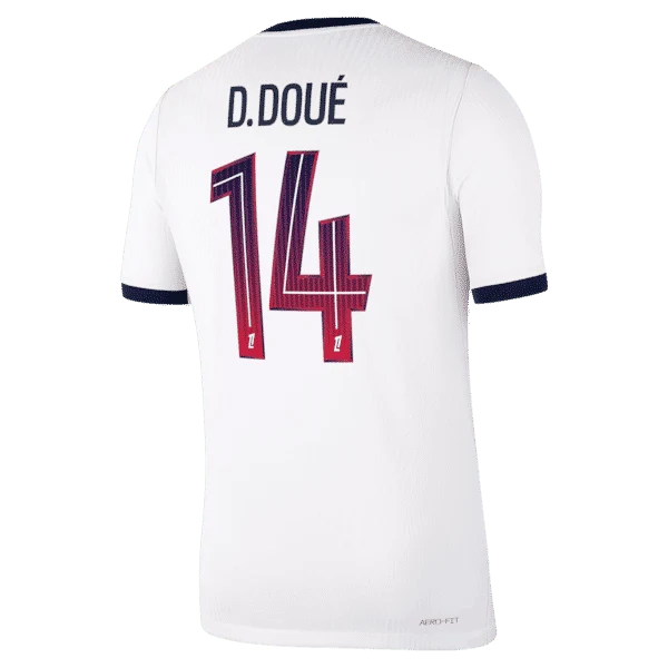 Désiré Doué Paris Saint-Germain 2026/27 Away Match Jersey - White