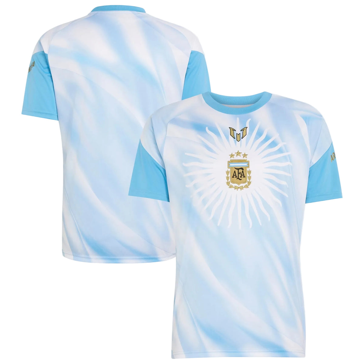 Argentina National Team  Messi Pre-Match Top - White