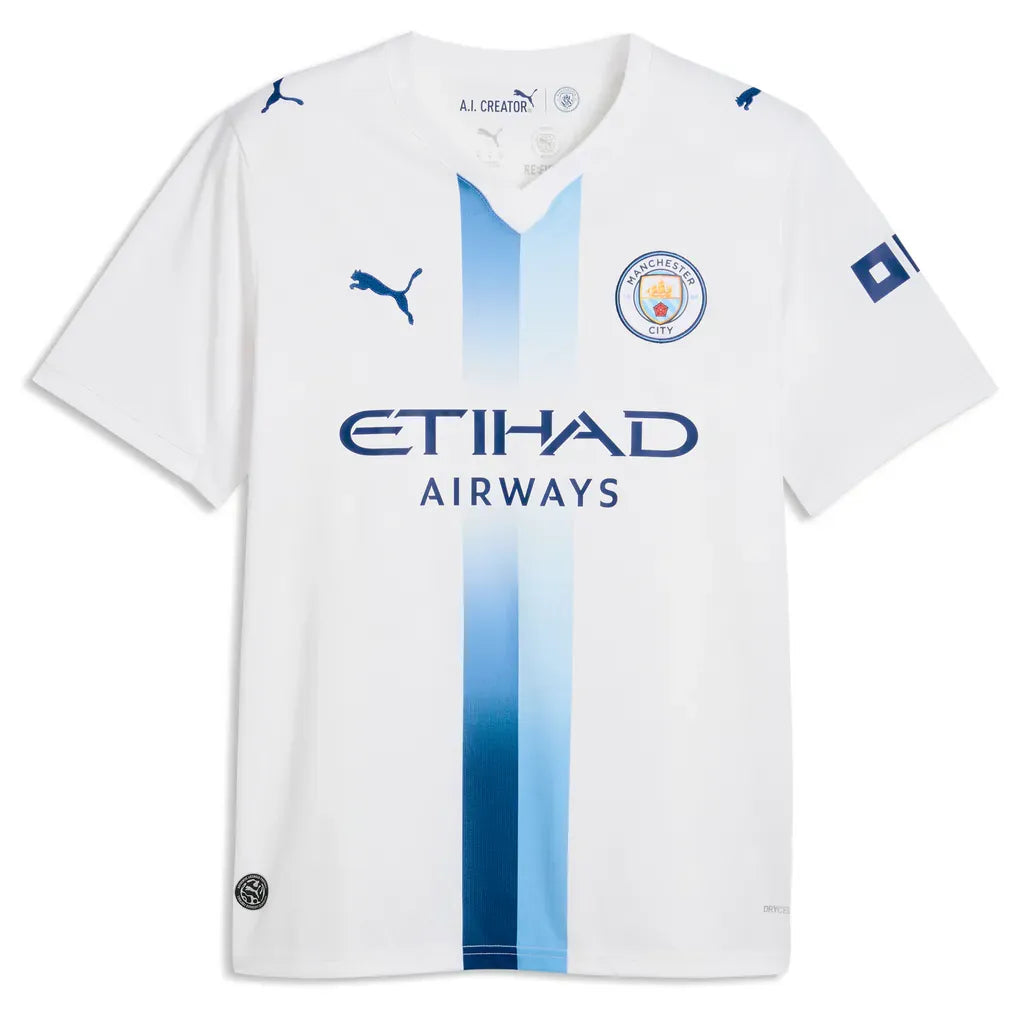 Phil Foden Manchester City 2026/27 Third Jersey - White