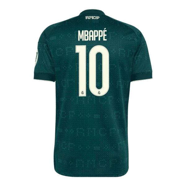 Kylian Mbappé Real Madrid 2026/27 Away Jersey - Green