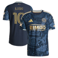 Milan Iloski Philadelphia Union 2026 1776 Kit On-Field Patch Jersey - Navy