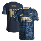 Milan Iloski Philadelphia Union 2026 1776 Kit On-Field Patch Jersey - Navy