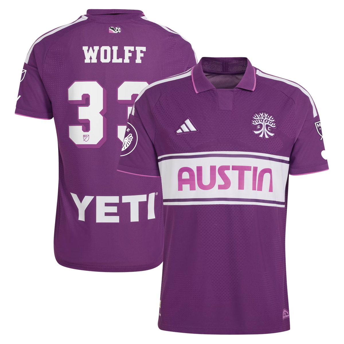 Owen Wolff Austin FC 2026 Archive On-Field Jersey - Purple