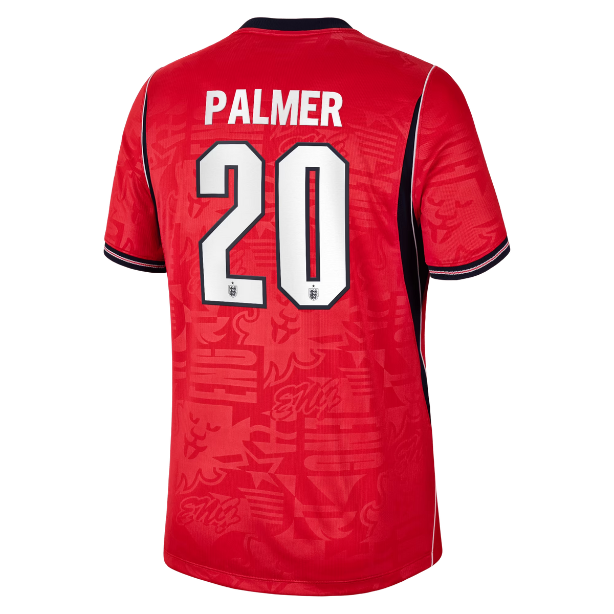 Cole Palmer England National Team 2026 Away Stadium Jersey - Red