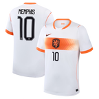 Memphis Depay Netherlands National Team  2026 Away Stadium Jersey - White