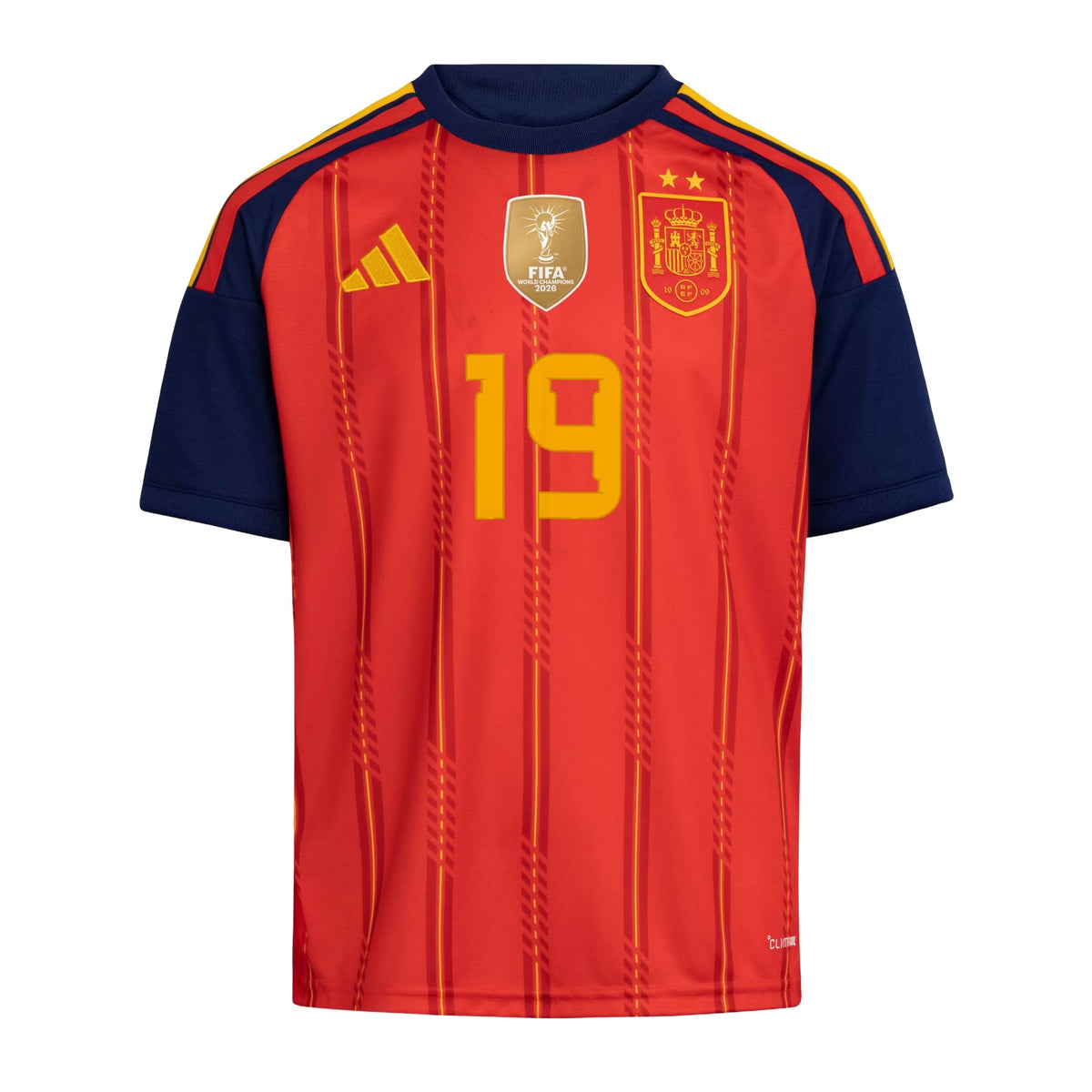 Lamine Yamal Spain National Team Youth 2026 FIFA World Cup Champions Jersey - Red